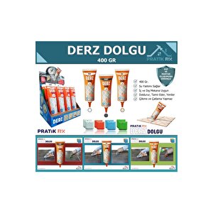 Fix Kullanıma Hazır Derz Dolgu Beyaz 400 Gr-eski Derz Üzerine Uygulanır-su Kaçaklarını Önler
