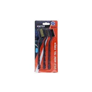 **(3adet)** Knıtex Ktx-2487 3 Lü Mini Tel Fırça| New Year