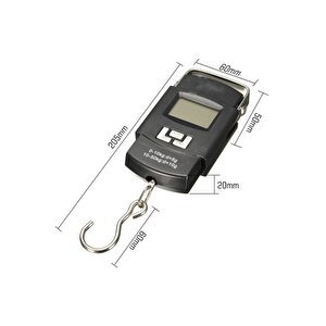 Elektronik Dijital El Kantarı 50 Kg Terazi Tartı 10 Gr Hassas