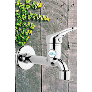 Buli̇tra Su Armatürleri Aç Kapa Perletörlü Uzun Musluk Tuvalet Bahçe Çeşme Balkon Lavabo Wc Musluğu 1. Kalite Pirinç