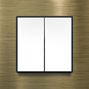 Arvehu Asfora Uyumlu Tekli Çerceve Alüminyum Bronz