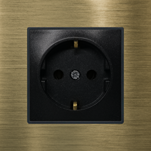 Arvehu Asfora Uyumlu Tekli Çerceve Alüminyum Bronz