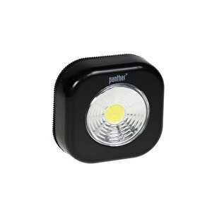 Pt-1114 Dolap İçi Lamba Kare Siyah - Cob Led