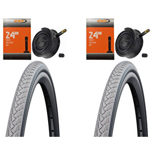 Schwalbe Marathon Plus 24x1.00 5mm Zırhlı Tekerlekli Sandalye Lastik Seti