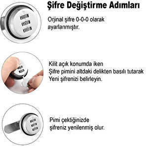 Şifreli Kilit Mobilya Çelik Dolap Soyunma Dolabı Çekmece Kilidi
