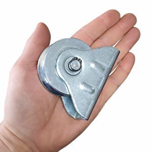 60mm Bilyalı Rulmanlı Kepli Makara Sürgülü Kapı Ray Tekeri