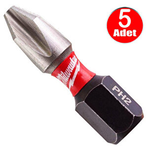 Bits Yıldız Uç Vidalama Matkap Ucu Ph2 X 25mm -5 Adet