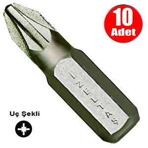 İzeltaş Bits Uç Yıldız Matkap Vidalama Ucu Pz2 X 25 Mm - 10 Adet