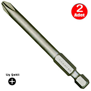 İzeltaş Bits Uç Yıldız Matkap Vidalama Ucu Ph2 X 100 Mm - 2 Adet