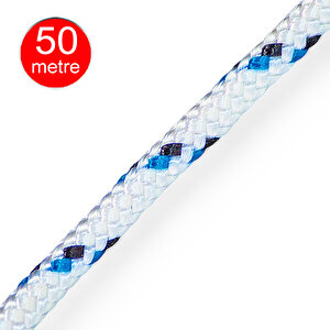 1.kalite Iskota Örgü Halat 3mm Çadır Tente Branda Eşya Bağlama Şakül Denizci İpi - 50 Mt
