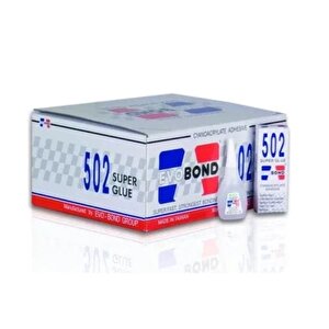 502 Japon Yapıştırıcı 3 Adet Evobond 502 Süper Yapıştırıcı 20gr
