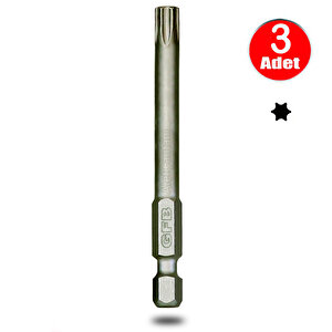 Bits Tork Uç Vidalama Torx Matkap Ucu  T30 X 100 Mm - 3 Adet