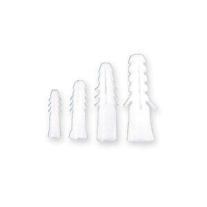 Plastik Duvar Dübeli Beyaz Q 8 25 Adet