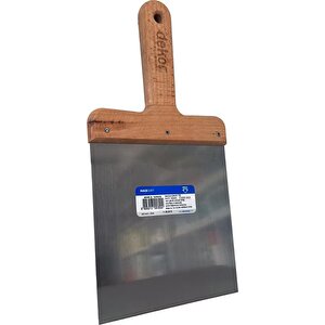 055 Yay Çeliği Macun Küreği Ahşap Saplı 16cm