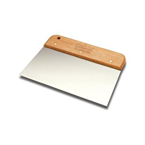 043 Geniş Ispatula Paslanmaz Ahşap Saplı Spatula 30 Cm