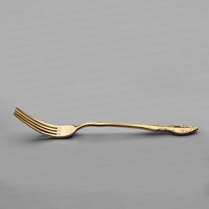 Adriana Full Altın 89 Parça Deri Kutulu 12 Kişilik Çatal Kaşık Seti