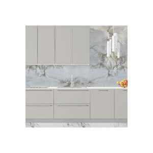 Sf 601 Gold Ve Gümüş Renkli Doğal Mermer Görünümlü Yapışkanlı Folyo 53x100 cm