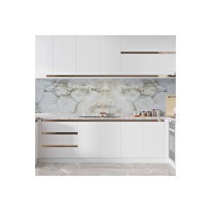 Sf 601 Gold Ve Gümüş Renkli Doğal Mermer Görünümlü Yapışkanlı Folyo 53x200 cm