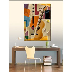 Kanvas Tablo Soyut Müzik 70x100 cm