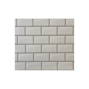 Sf 616 Açık Gri Renkli Fayans Desenli Mutfak Tezgah Arası Yapışkanlı Folyo 53x100 cm