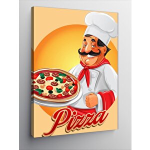 Kanvas Tablo Pizza Şefi 70x100 cm