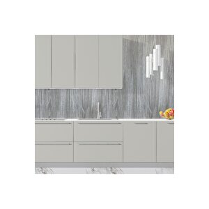 Sf 602 Açık Gri Renkli Ahşap Desenli Dolap Mobilya Yapışkanlı Folyo 53x100 cm