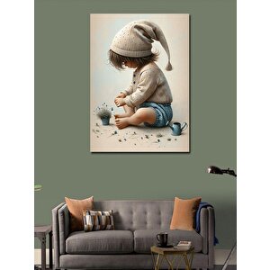 Kanvas Tablo Bahçıvan  Rakun 50x70 cm