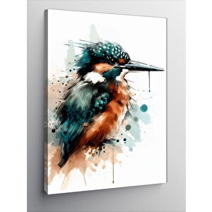Kanvas Tablo Sevimli Serçe 50x70 cm