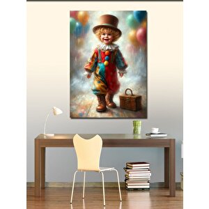 Kanvas Tablo Mutlu Palyaço 70x100 cm