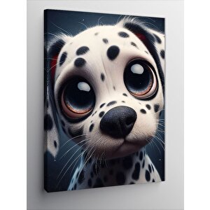 Kanvas Tablo Sevimli Dalmaçya Köpeği 70x100 cm