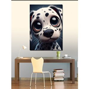 Kanvas Tablo Sevimli Dalmaçya Köpeği 70x100 cm