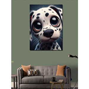 Kanvas Tablo Sevimli Dalmaçya Köpeği 70x100 cm