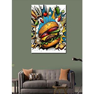 Kanvas Tablo Çılgın Burger 50x70 cm
