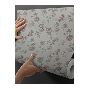 Sf 615 Çiçek Desenli Country Tarzı Dolap Kaplama Yapışkanlı Folyo 53x100 cm