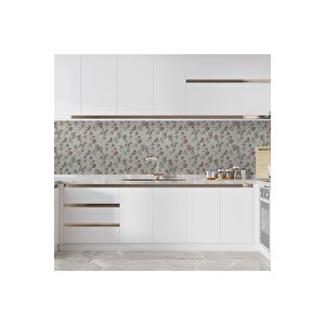 Sf 615 Çiçek Desenli Country Tarzı Dolap Kaplama Yapışkanlı Folyo 53x200 cm