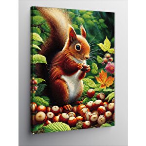Kanvas Tablo Fındık Sincabı 70x100 cm