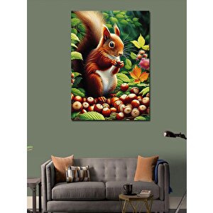 Kanvas Tablo Fındık Sincabı 70x100 cm
