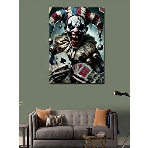 Kanvas Tablo Palyaço Joker 100x140 cm