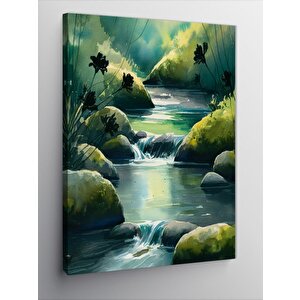 Kanvas Tablo Doğa Akarsuyu 50x70 cm