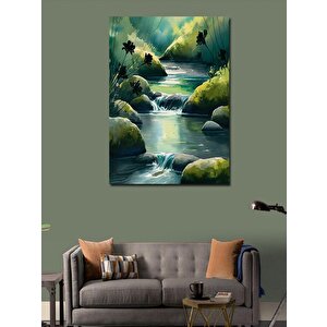 Kanvas Tablo Doğa Akarsuyu 50x70 cm