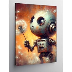 Kanvas Tablo Sevimli Robot 70x100 cm