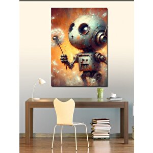 Kanvas Tablo Sevimli Robot 70x100 cm