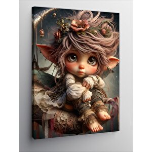 Kanvas Tablo Sevimli Elf 50x70 cm