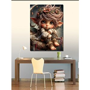Kanvas Tablo Sevimli Elf 50x70 cm