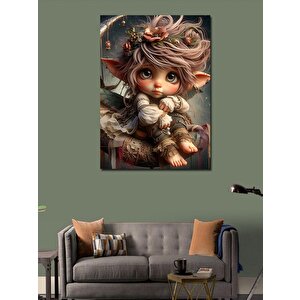 Kanvas Tablo Sevimli Elf 50x70 cm