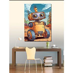 Kanvas Tablo Sevimli Robot 70x100 cm