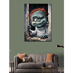 Kanvas Tablo Sevimli Yaratık 70x100 cm