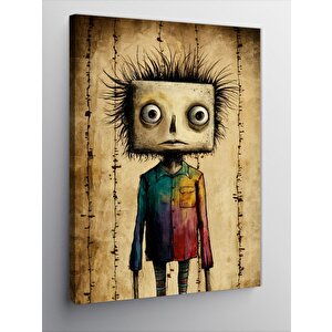 Kanvas Tablo Sevimli Robot 50x70 cm