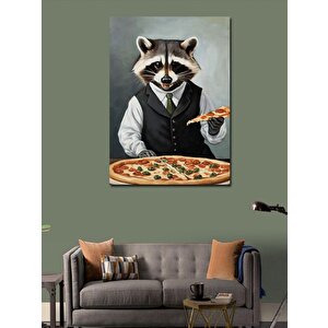Kanvas Tablo Pizza Rakunu 70x100 cm