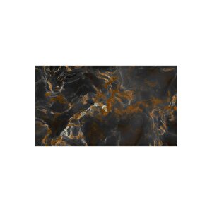 Ps 820 - Siyah Ve Altın Mermer Desenli Poster Duvar Kağıdı 400x260 cm